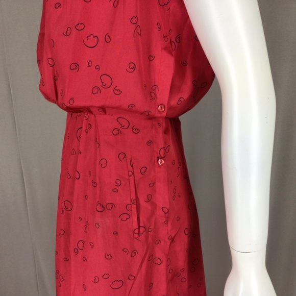 1970s blouson vintage dress - Picture 2 of 9